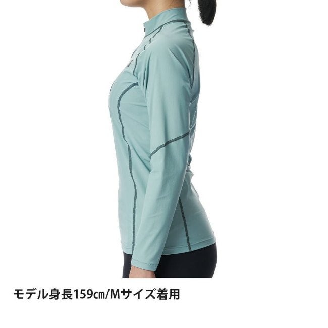 ラピッドラッシュジップネック WOMEN'S ディープブルー