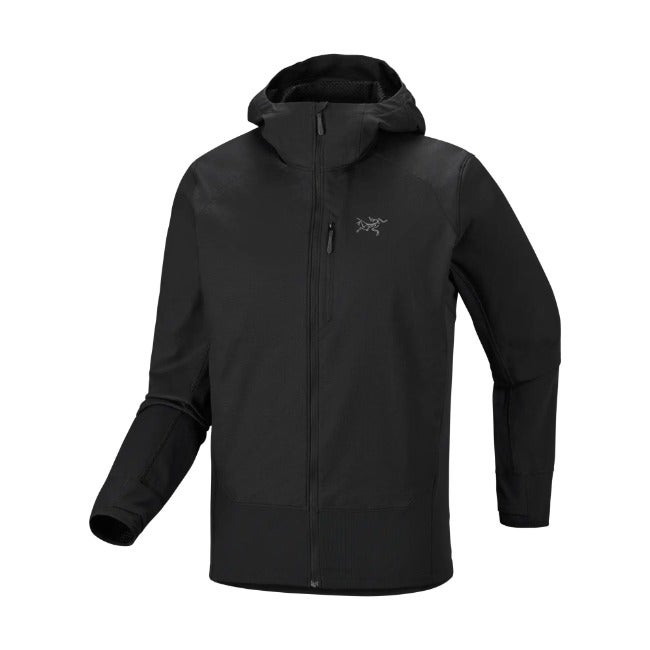 デルタ ハイブリッド フーディ メンズ Black