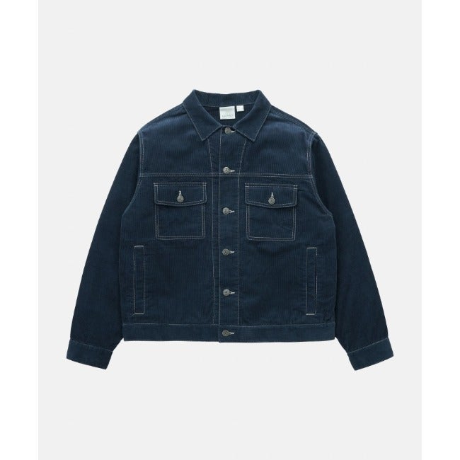CORDUROY TRACKER JACKET NAVY