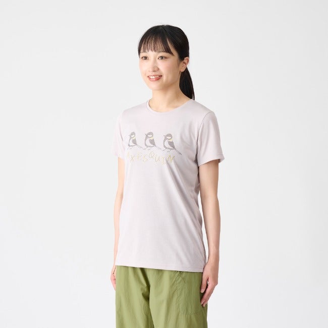 Women's AQ Graphic Tee -シジュウカラ