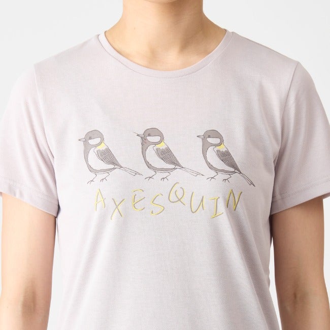 Women's AQ Graphic Tee -シジュウカラ