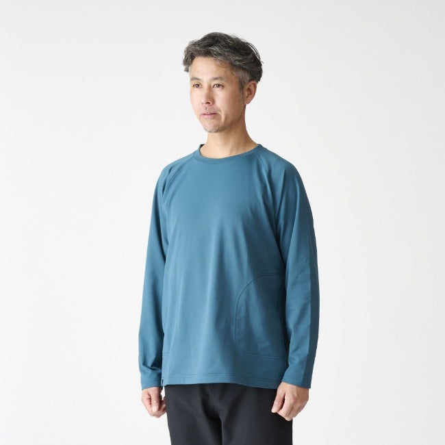 Brushed Back LS Tee