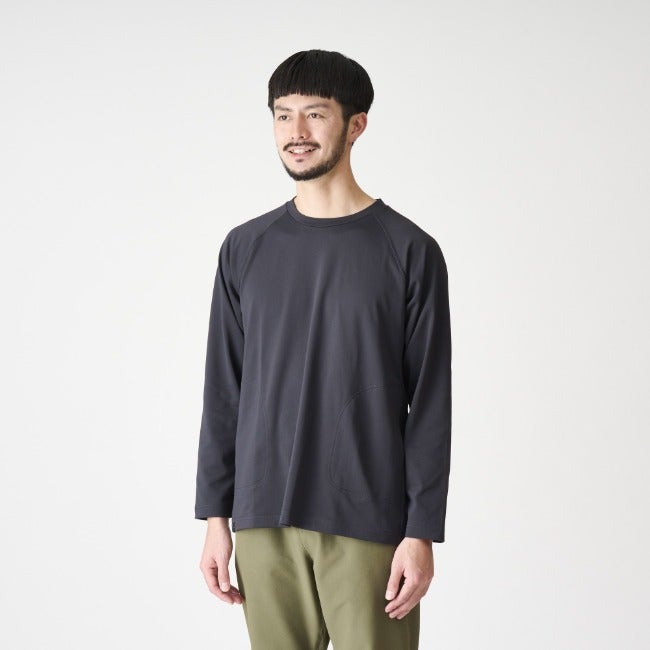 Brushed Back LS Tee