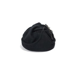 Lock Flap Beanie Black