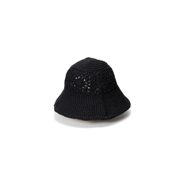 Petal Knit Hat Black