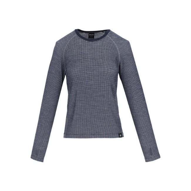 WAFFLE WOOL CRW Women's SHADOW BLUE