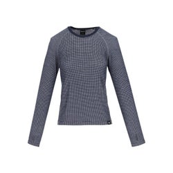 WAFFLE WOOL CRW Women's SHADOW BLUE