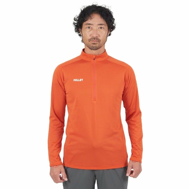 DRYGRID LIGHT HF ZIP LS Men's PAPRIKA