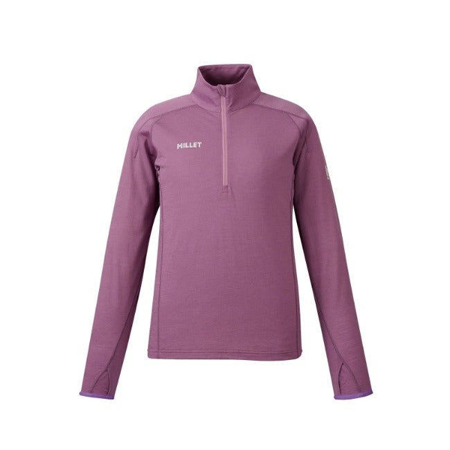 UBIC WOOL ZIP LS Women's MAUVE ORCHID