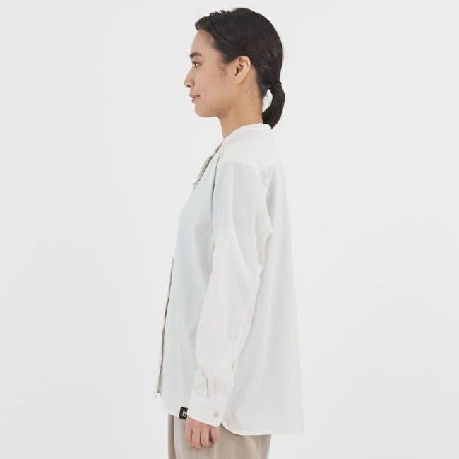 IB CHECK STAND SHIRT LS Women's FOGGY DEW