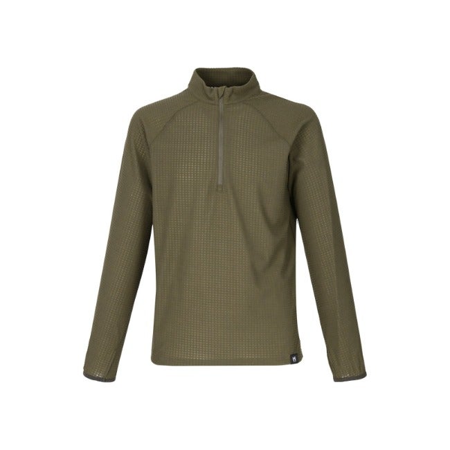 SOL THERMO HALF ZIP GRAPE LEAF