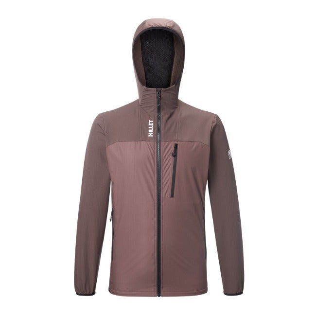 SENECA HYBRID HOODIE Men's TRUFFLE