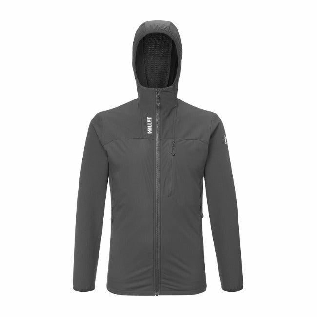 SENECA HYBRID HOODIE Men's BLACK - NOIR