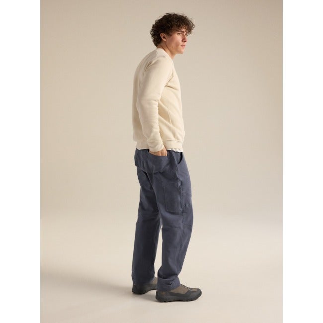 Emblem Fleece Crew Neck Pullover Men's Sea Salt