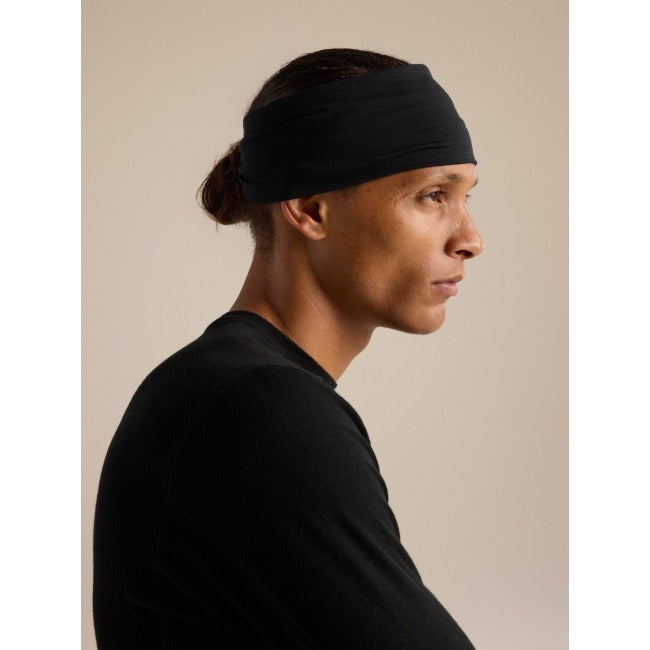 Satoro Merino Headband Black / Arctic Silk