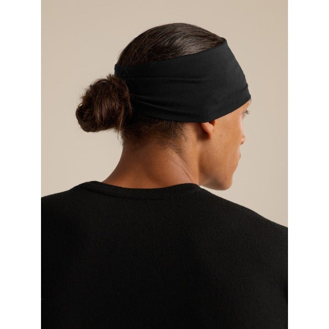 Satoro Merino Headband Black / Arctic Silk