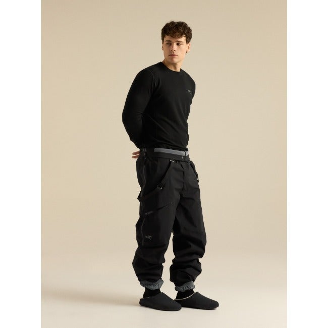 Satoro Merino Wool Crew Neck LS Men's Black