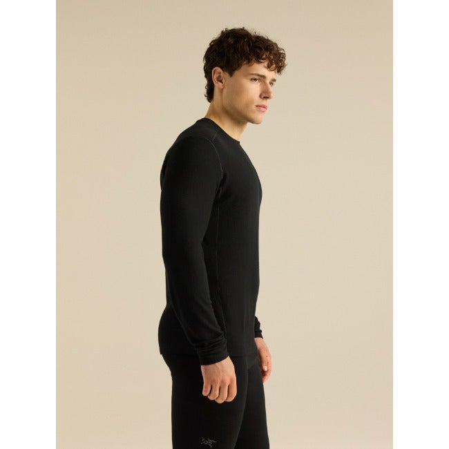 Satoro Merino Wool Crew Neck LS Men's Black