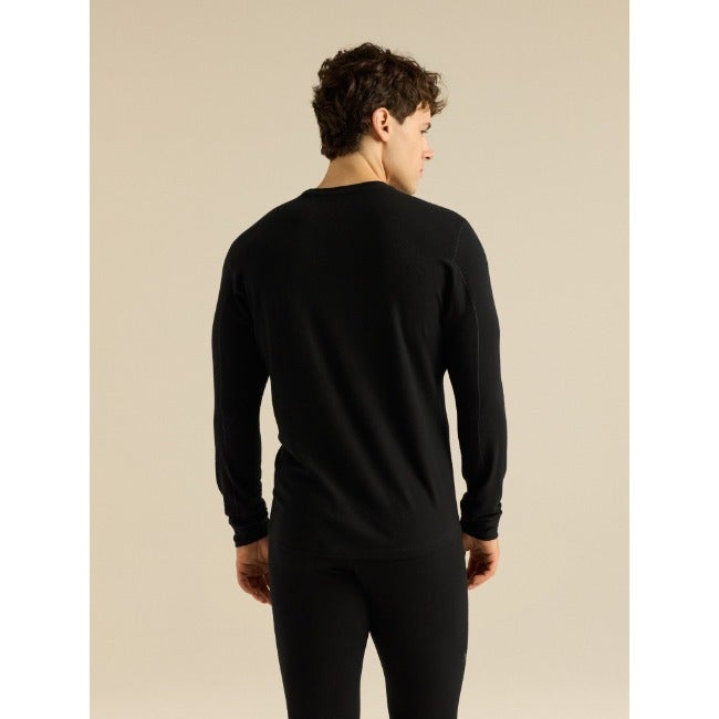 Satoro Merino Wool Crew Neck LS Men's Black