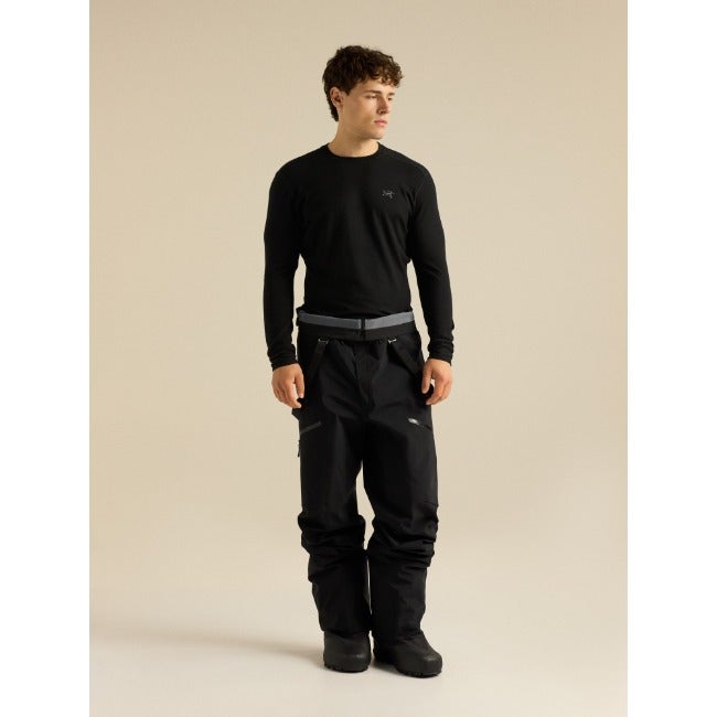 Satoro Merino Wool Crew Neck LS Men's Black