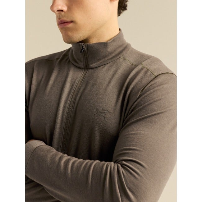 Satoro Merino Wool Zip Neck Men's Mongoose