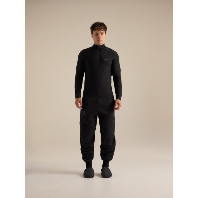 Satoro Merino Wool Zip Neck Men's Black