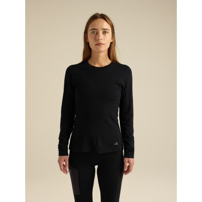 Satoro Merino Wool Crew Neck LS Women's Black