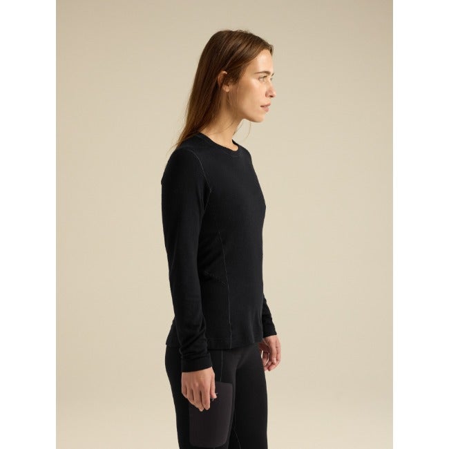 Satoro Merino Wool Crew Neck LS Women's Black