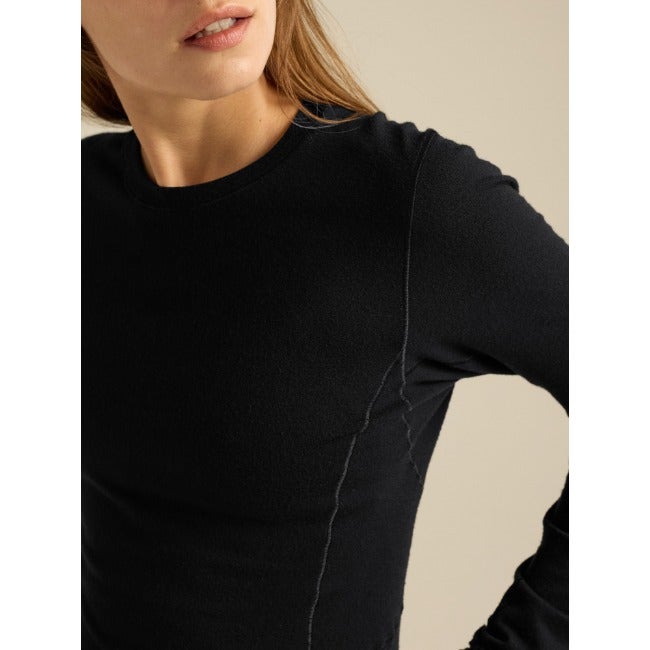 Satoro Merino Wool Crew Neck LS Women's Black