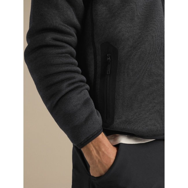 Covert Cardigan Men's Black Heather