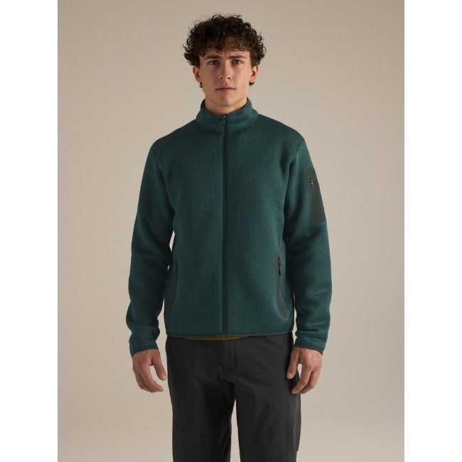 Covert Cardigan Men's Dark Jade Heather