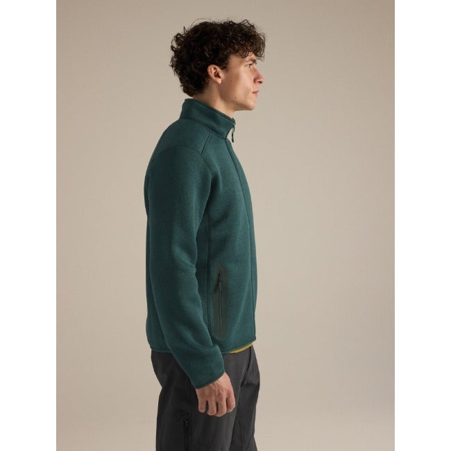 Covert Cardigan Men's Dark Jade Heather