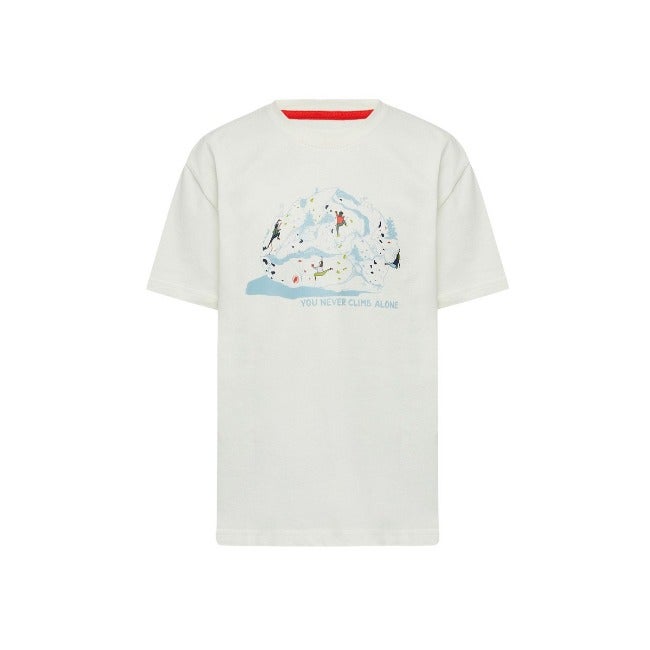 Mammut Base T-Shirt Climbing Kids white
