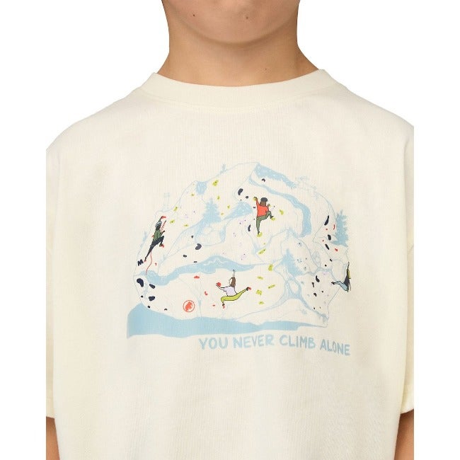 Mammut Base T-Shirt Climbing Kids white