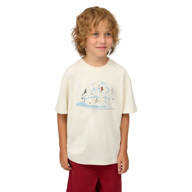 Mammut Base T-Shirt Climbing Kids white