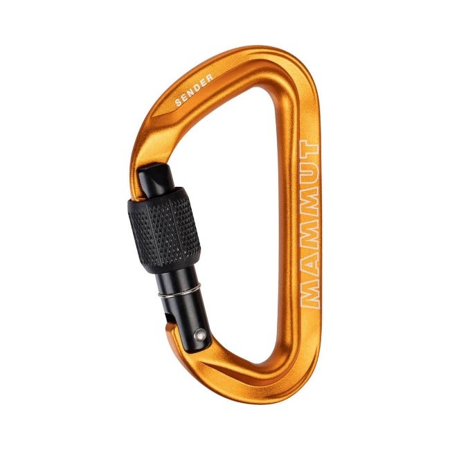 Sender Screwgate Carabiner Screw Gate, gold