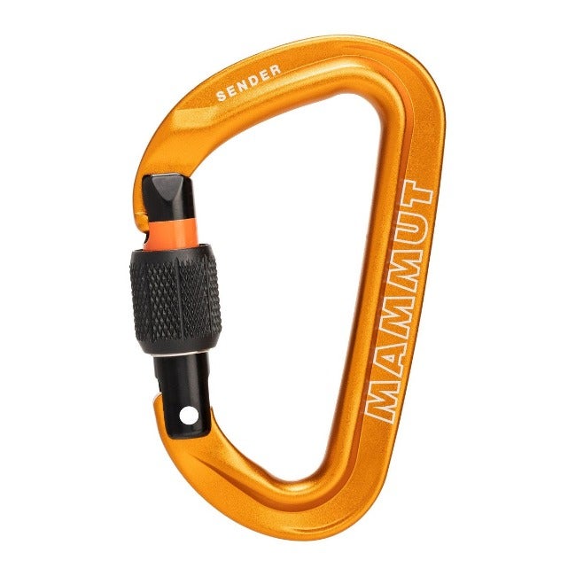 Sender Screwgate Carabiner Screw Gate, gold