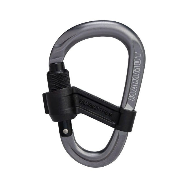 Smart HMS 2.0 Screwgate Carabiner Screw Gate, grey