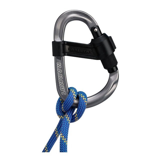 Smart HMS 2.0 Screwgate Carabiner Screw Gate, grey