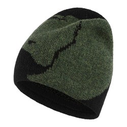 Bergtagen Jacquard Beanie Black / Deep Forest