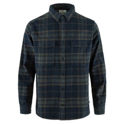 Ovik Twill Shirt M Dark Navy-Basalt