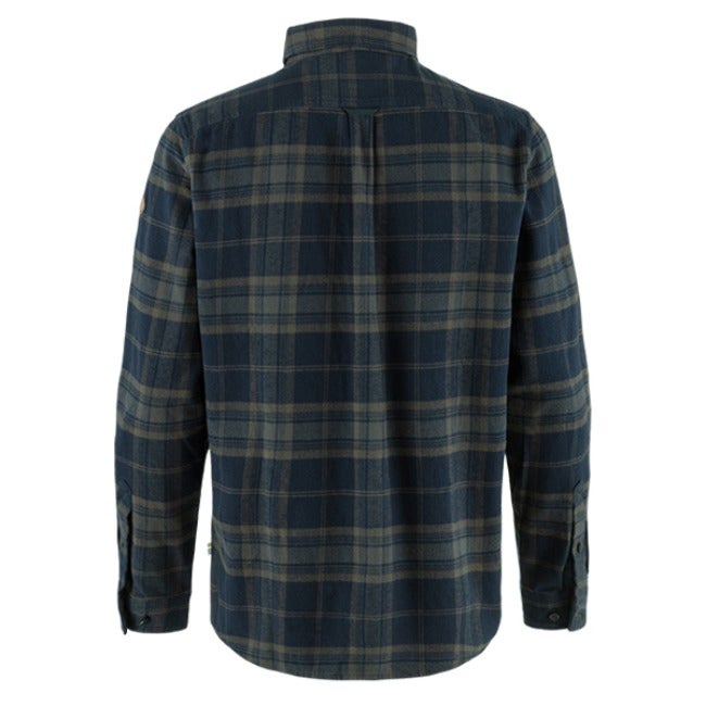 Ovik Twill Shirt M Dark Navy-Basalt