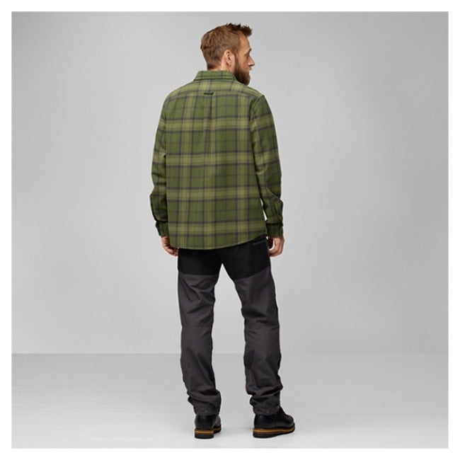 Ovik Twill Shirt M Dark Navy-Basalt