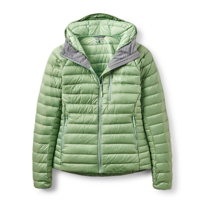Microlight Alpine Hoody Wmns ダークフィググリーン